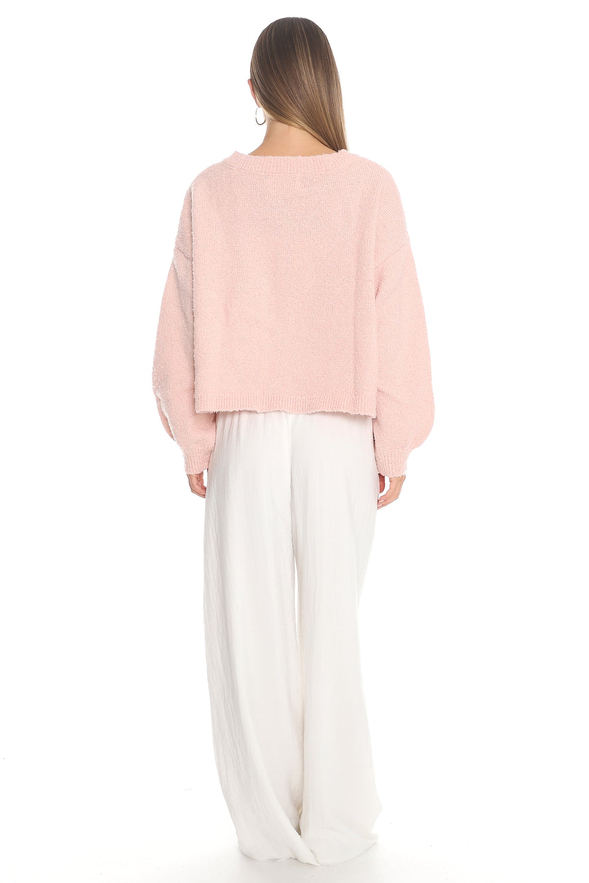 Taking Notes Button Front Cardigan Blush by Selfie Leslie