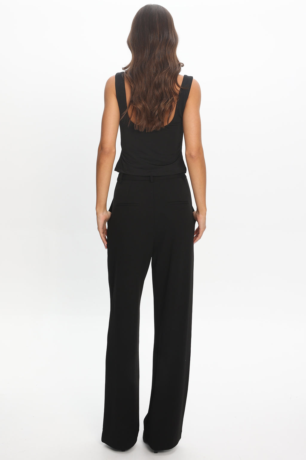Shellby Wide Leg Pants Black
