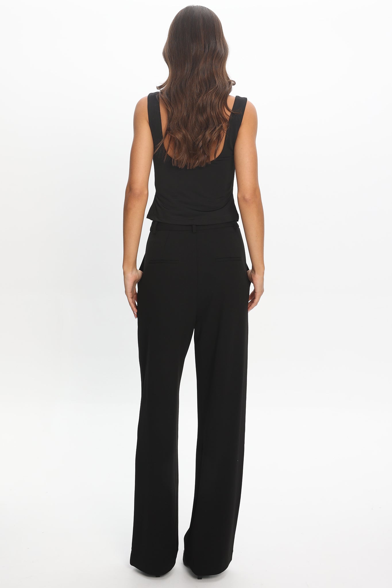 Shellby Wide Leg Pants Black