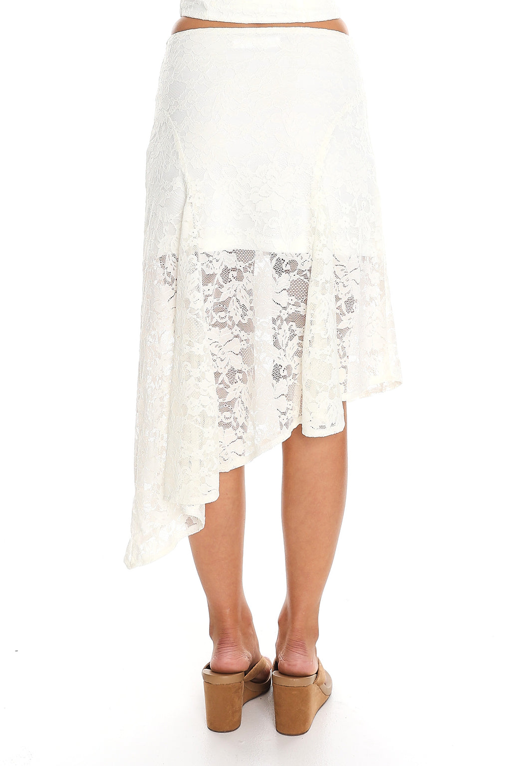 Snow Song Midi Skirt Ivory
