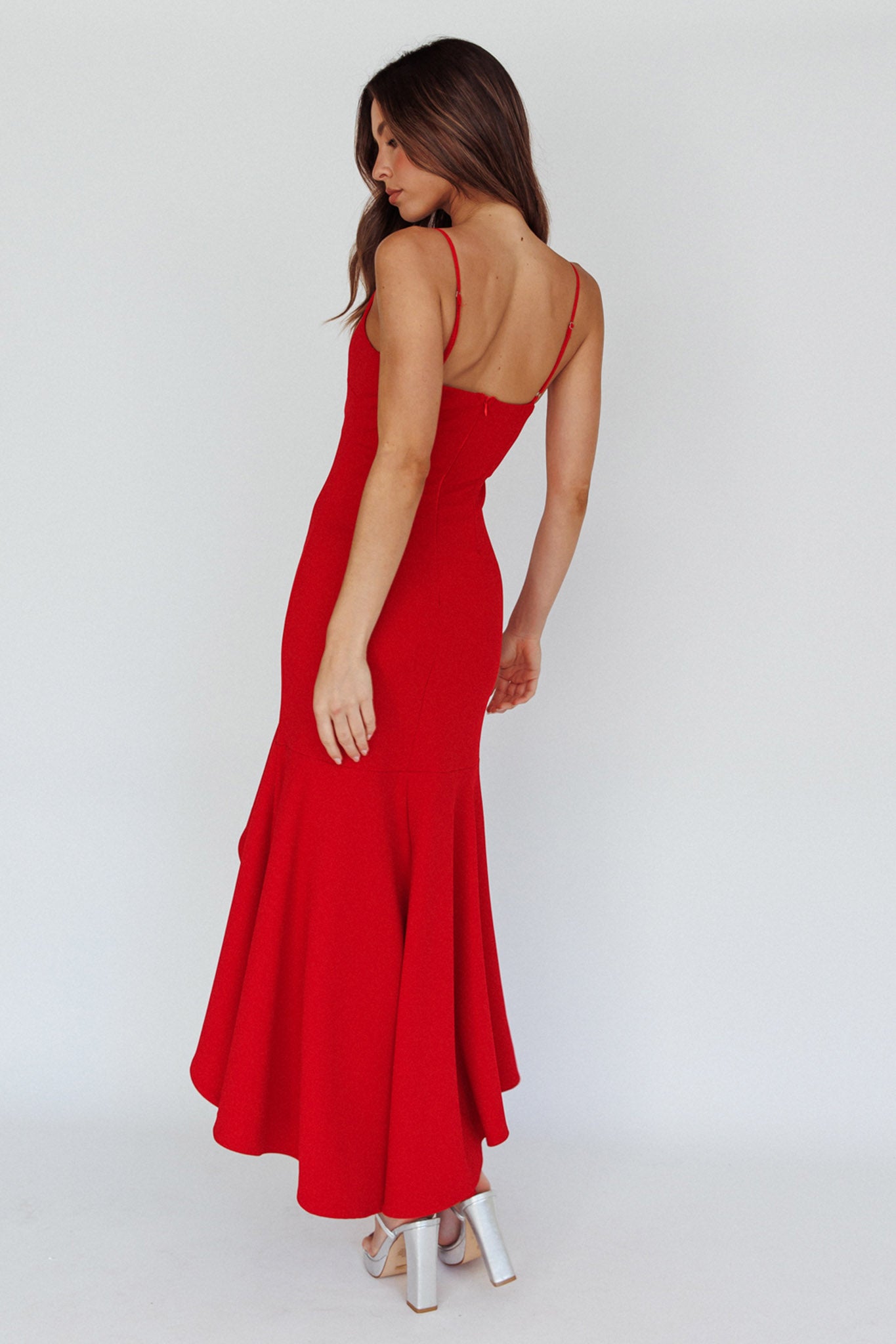 Emoji Asymmetrical Hemline Dress Red | Selfie Leslie Emoji Asymmetrical Hemline Dress Red | Selfie Leslie
