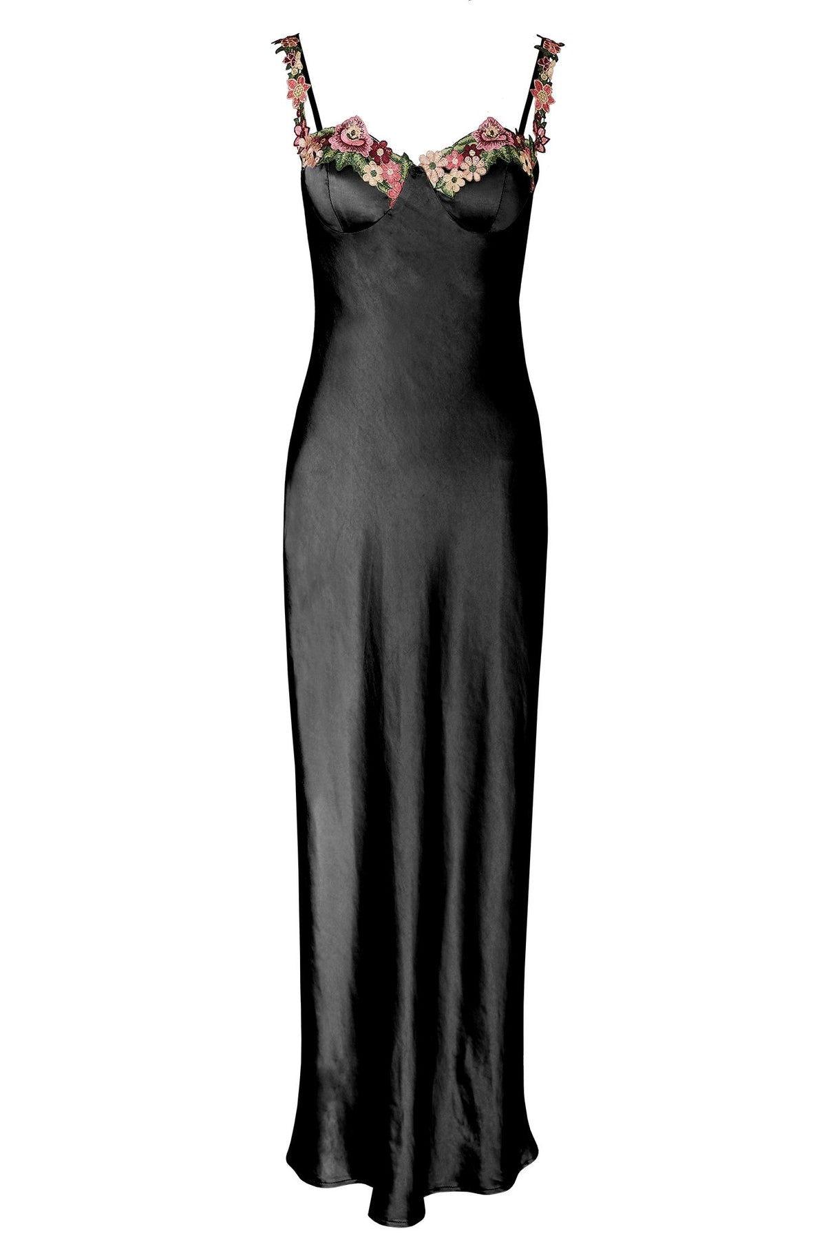 The Blush Garden Applique Midi Dress main image 1