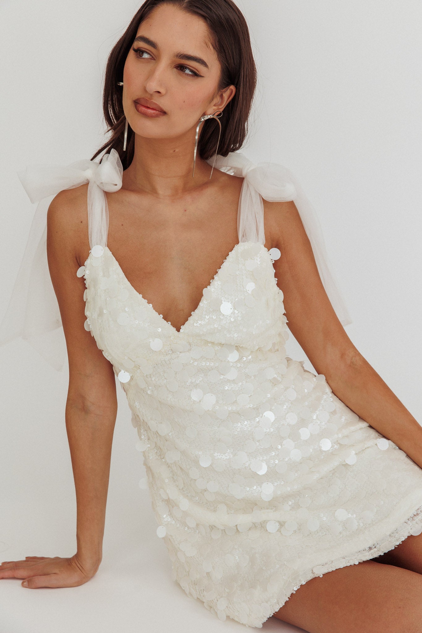 sequin hens dress Sequin Wrap DRESS Pink Gold Rose Bow Sash Tulle +viewmyshop Bridal Lace Kimono Robe Backless Silver Top Gemstone Bikini Flared Pants Hens