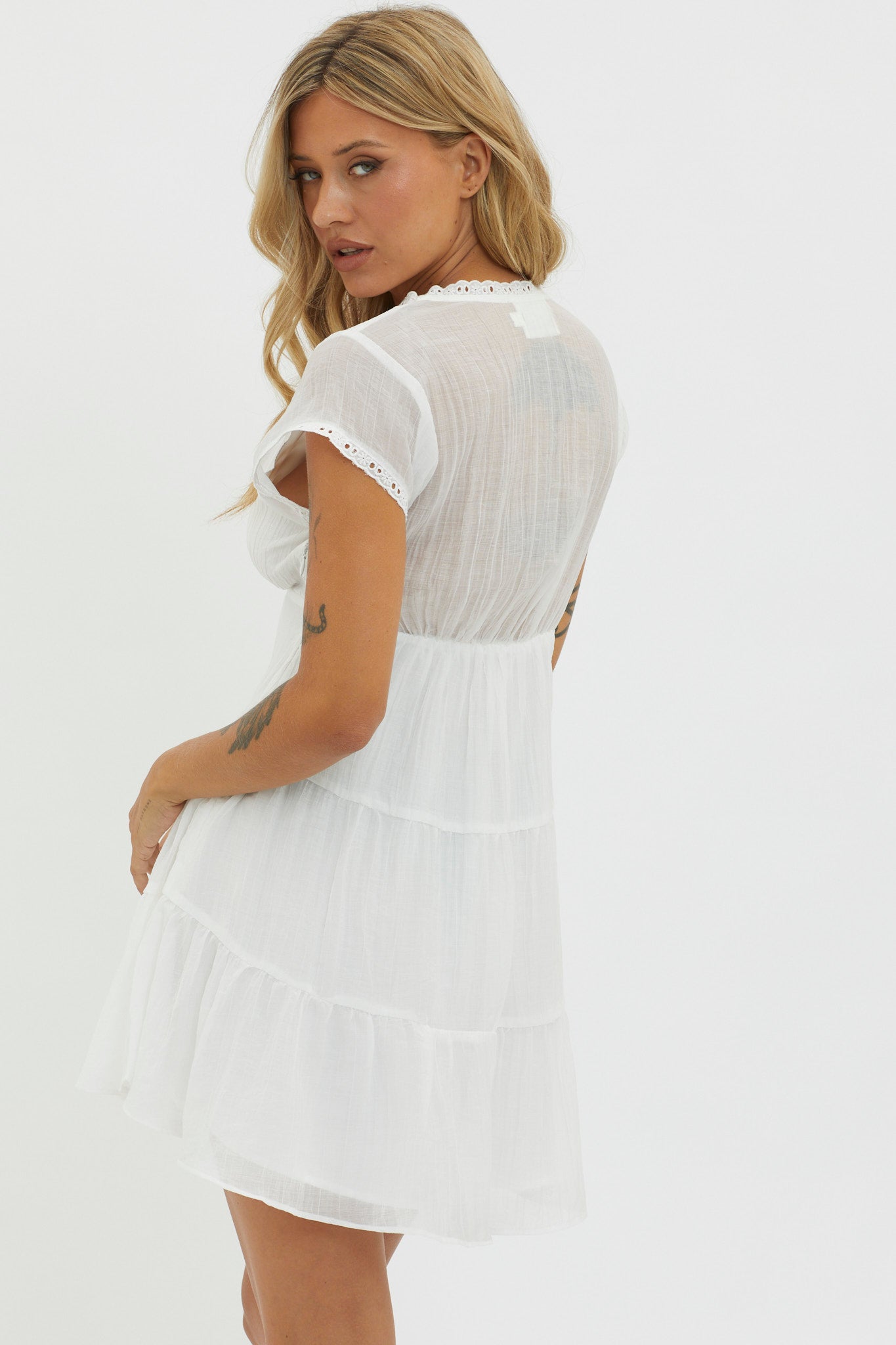 chinese dress ladies Elegant Lace Tulle White Ankle Length Little Girl Dress main image 1