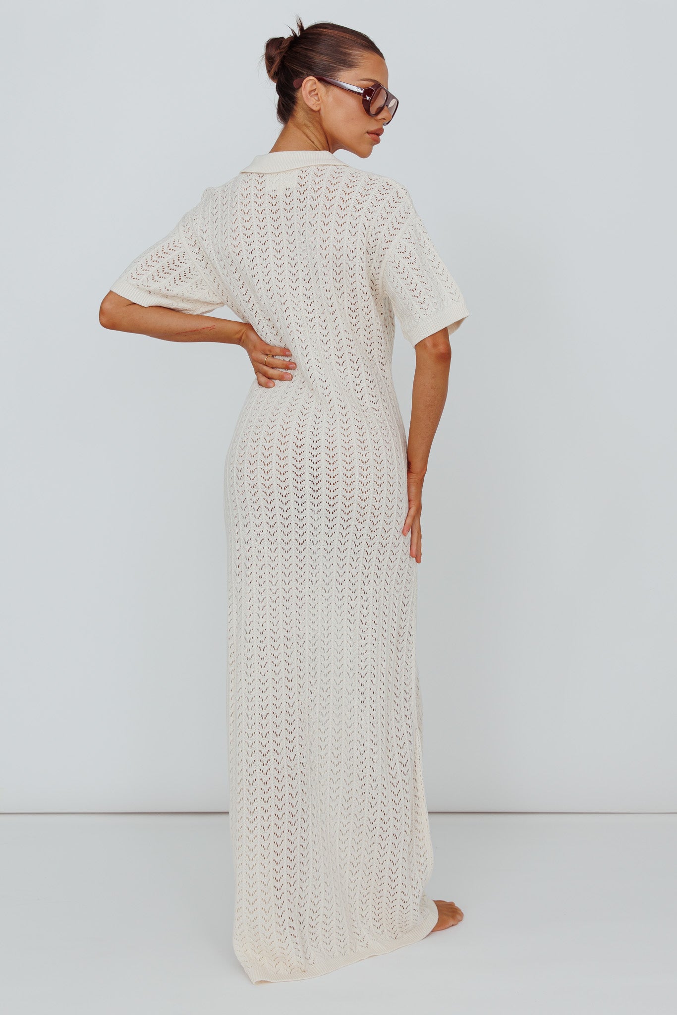 white christmas dresses MUUSA crochet tutorial: Lace midi dress with short sleeves – Maana Crafts
