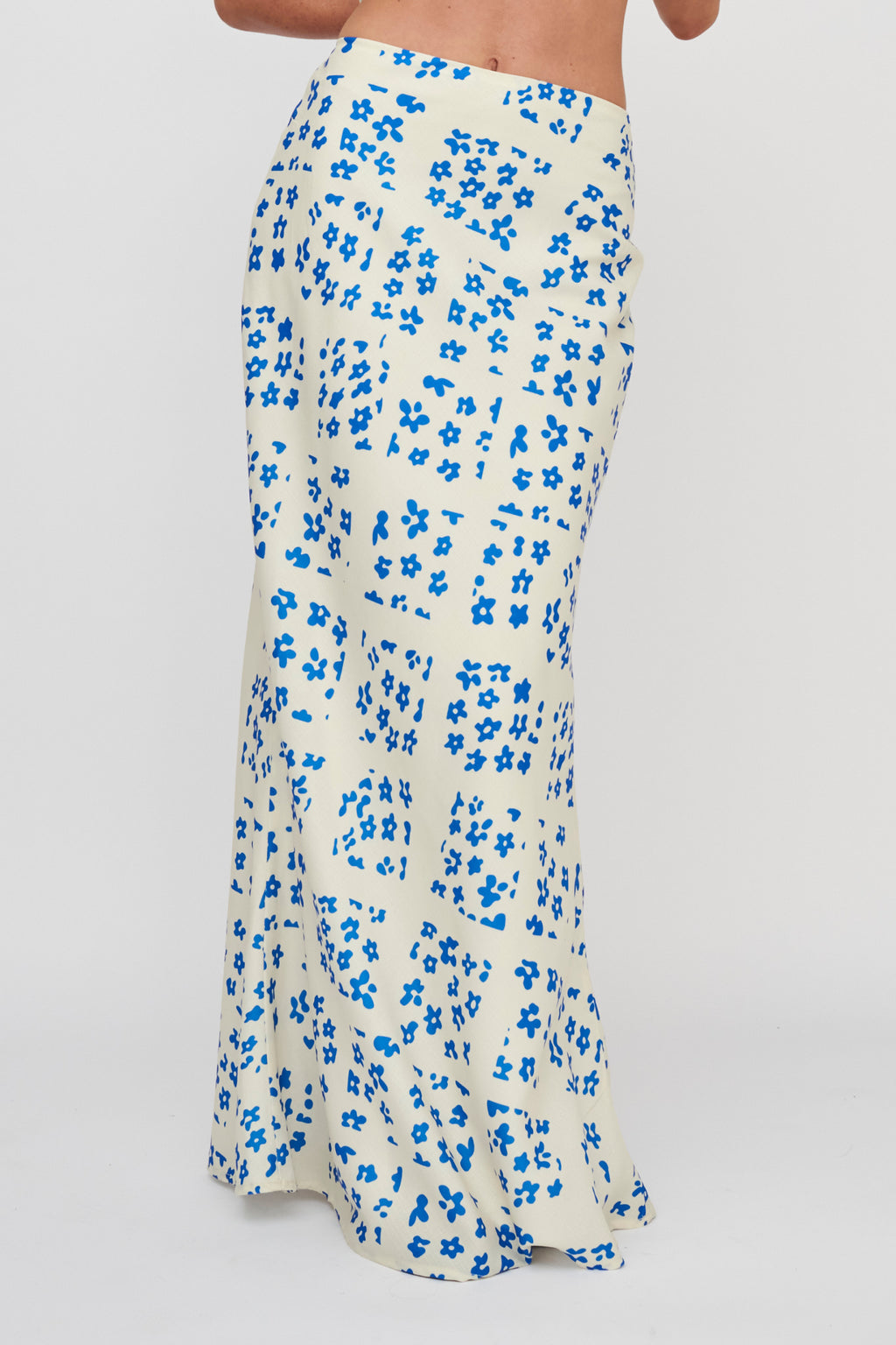Heart & Soul Maxi Skirt Floral Cream by Selfie Leslie
