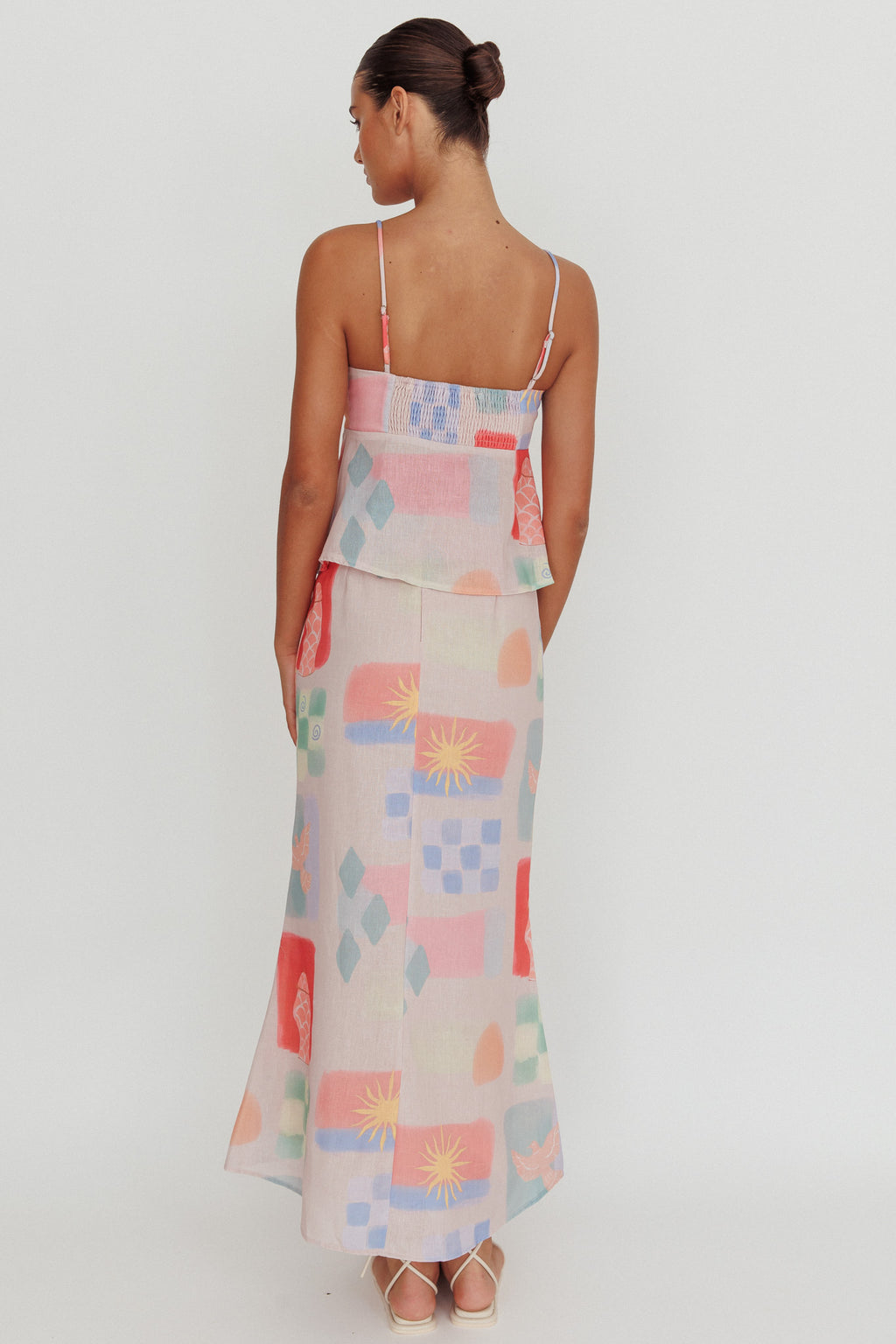Heart & Soul Maxi Skirt Print Multi by Selfie Leslie