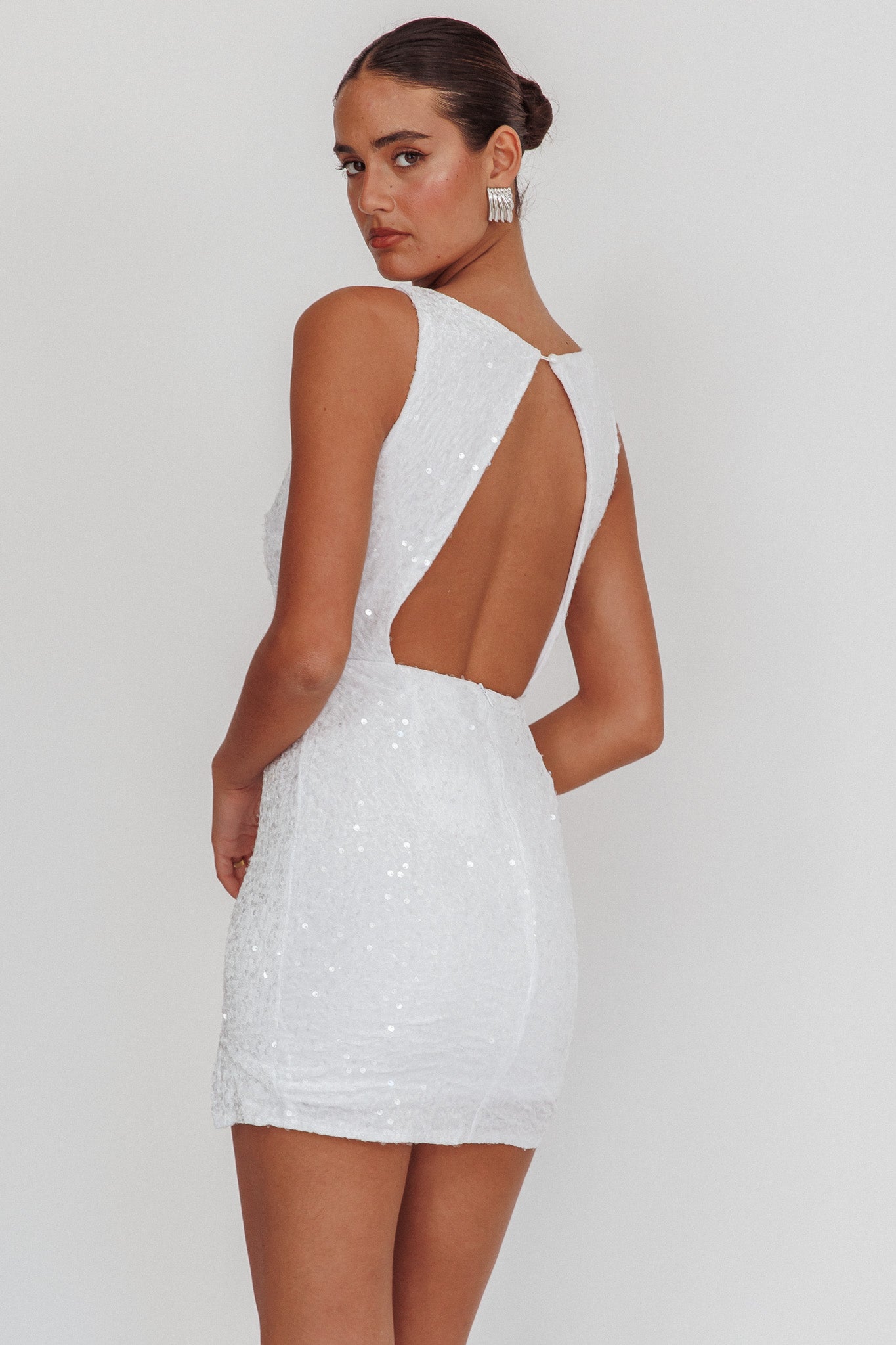 Bodycon Dress White Glitter Mini Dress Shop The Bedazzle Keyhole Back Sequin Mini Dress White Bodycon Dress White Glitter Mini Dress Shop The Bedazzle Keyhole Back Sequin Mini Dress White