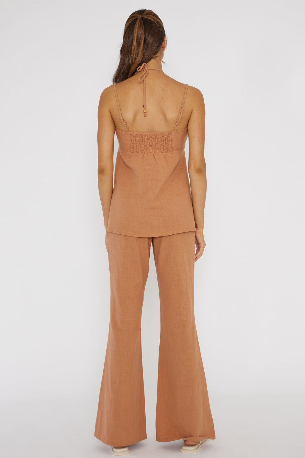 Freestyle Flared Pants Sand by Selfie Leslie