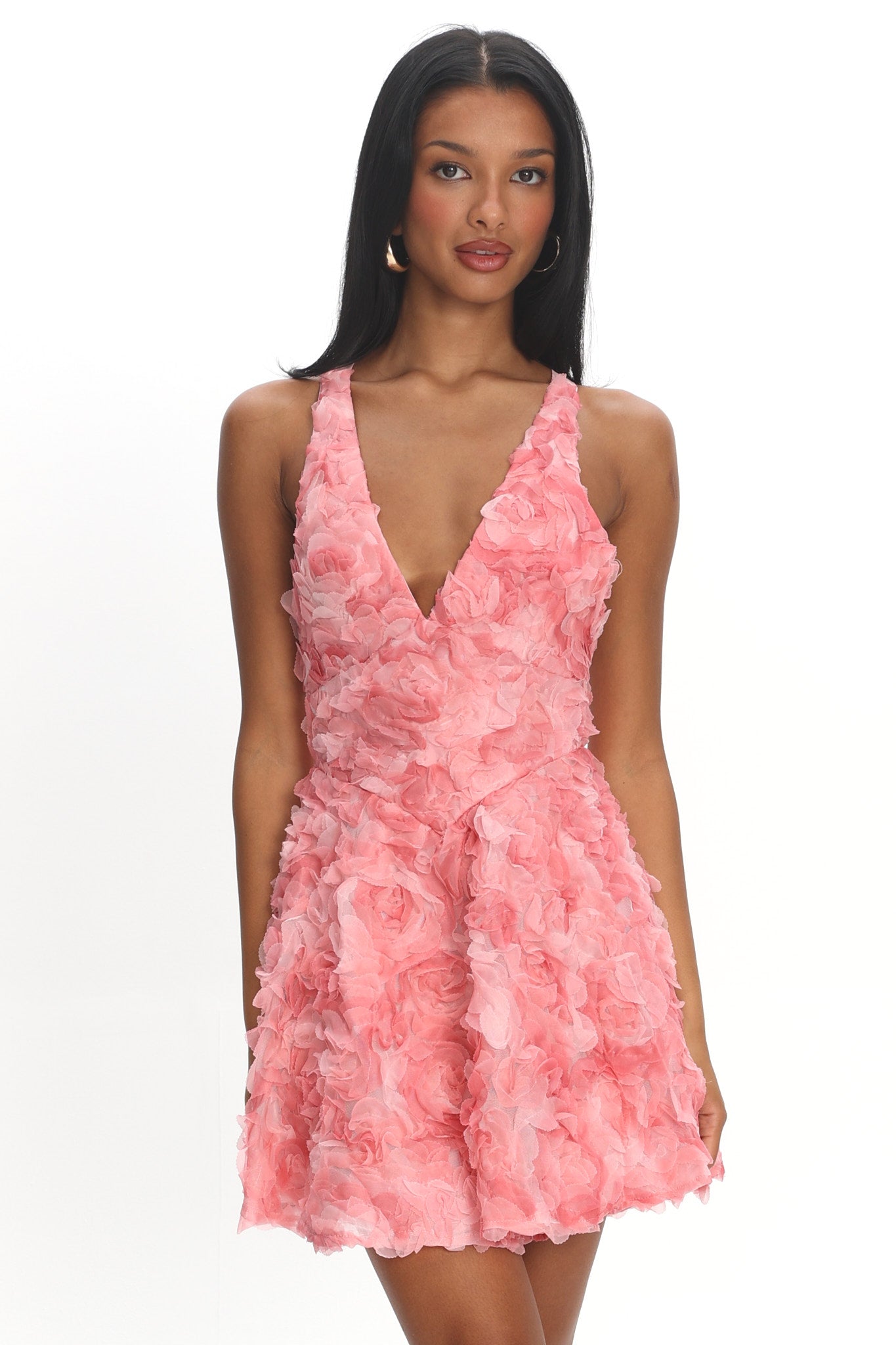 xs pink dress Lavalle Criss-Cross Embellished Mini M Turn heads with the Qeetex Farmhouse 4 Drawer standard-promo Size:7-8 Years (140cm)
