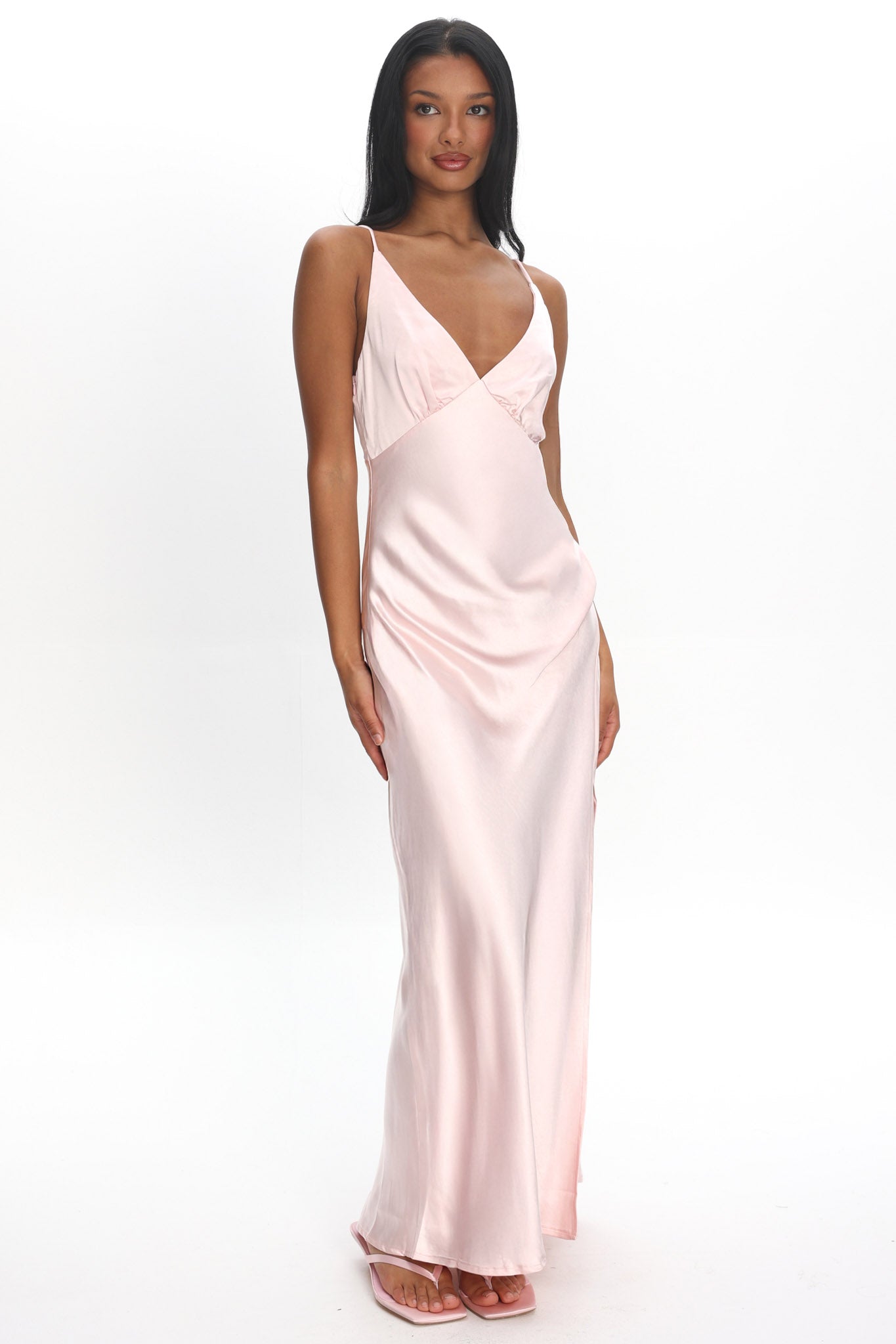 Mikshimai／Dress 'N Dazzle アクセサリー　10点おまとめ Marlie Side Pleat Maxi Dress Blush | Selfie Leslie