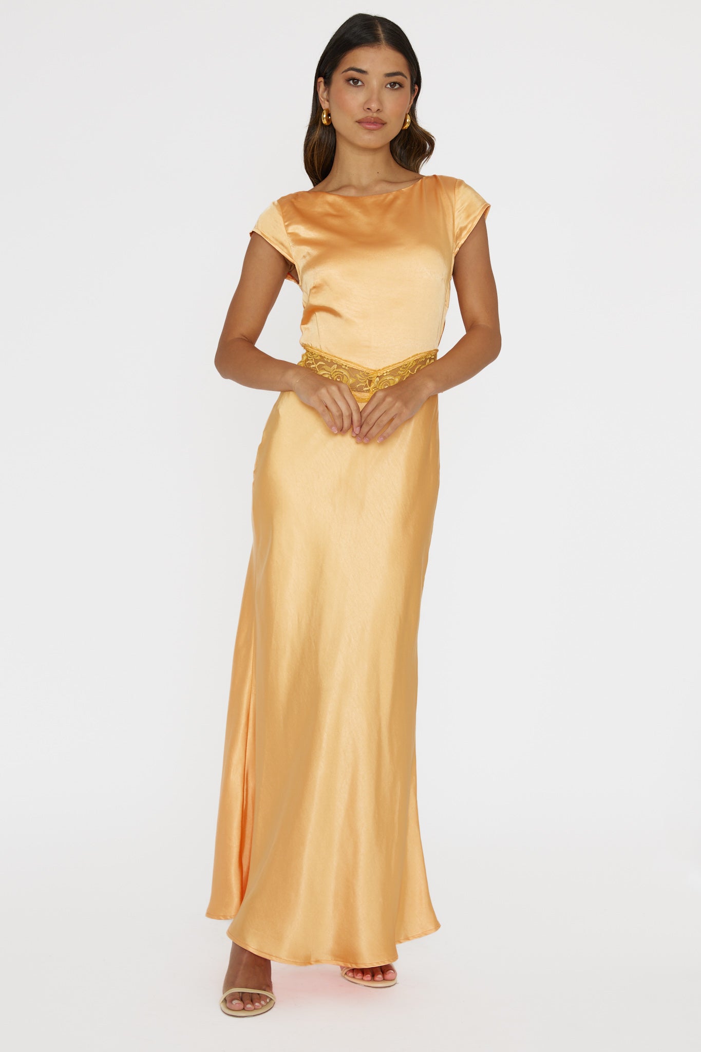 slim fit dress slacks Mango Long Satin Textured Maxi Dress – MOTHER OF