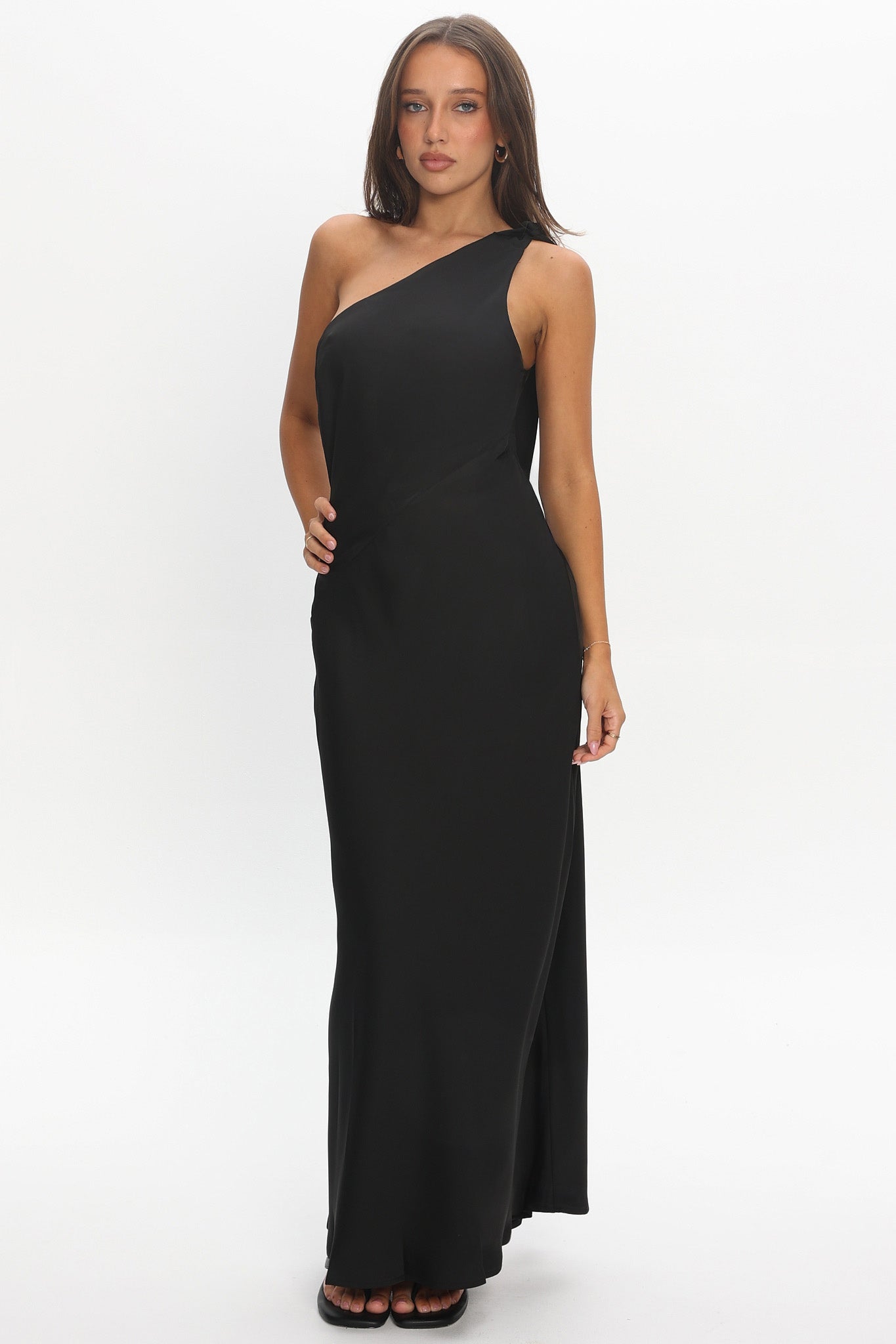 one shoulder big bow dress Mischa One Shoulder Bow Bodycon Mini Dress
