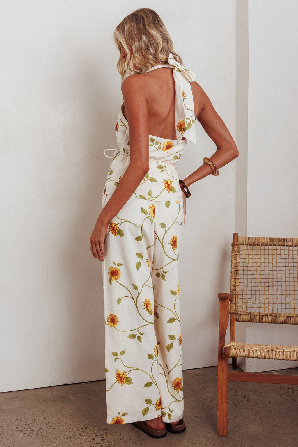 Sway Drawstring Pants Sunflower by Selfie Leslie