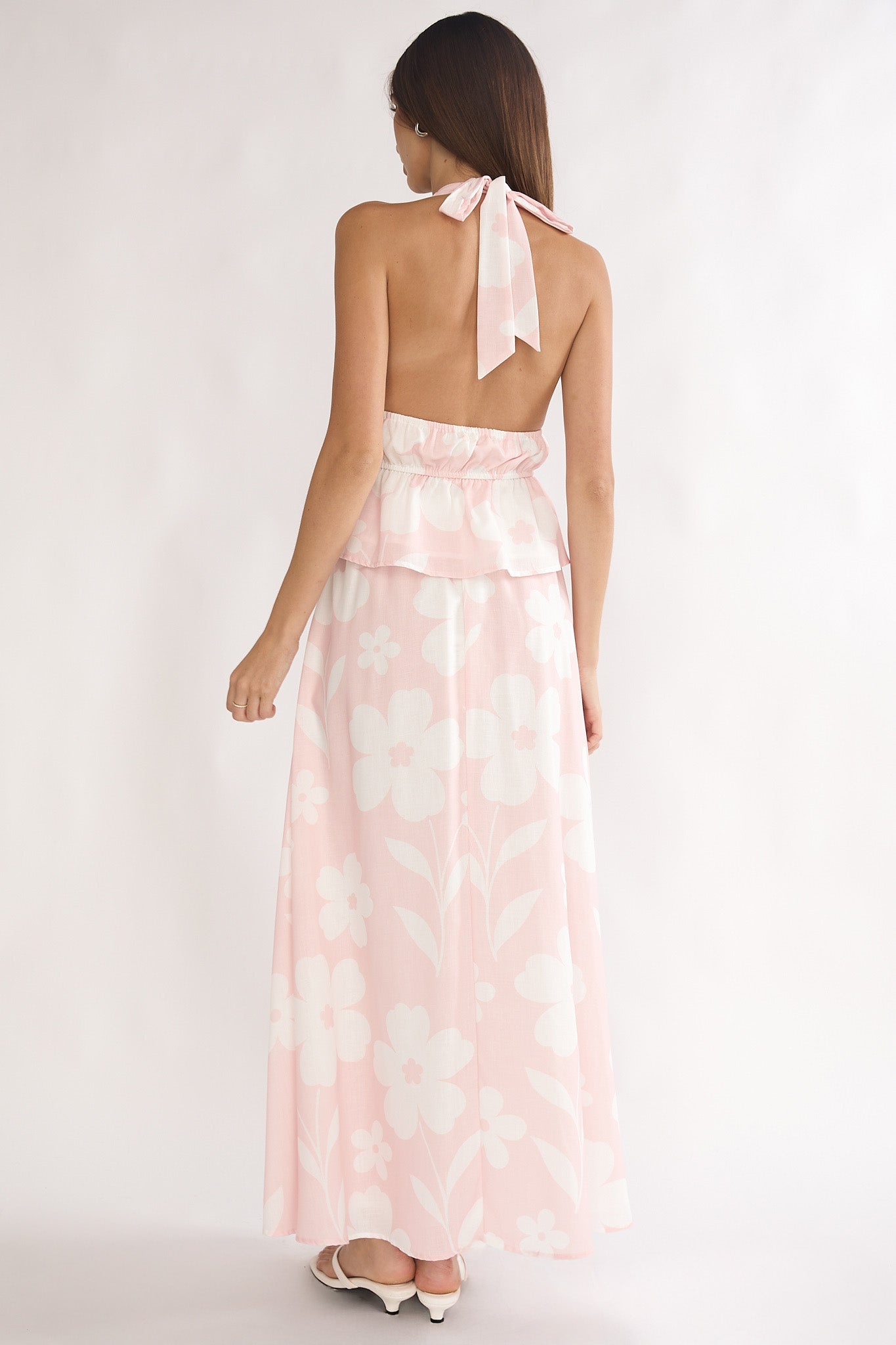 Under The Moons A-Line Maxi Skirt Floral by Selfie Leslie