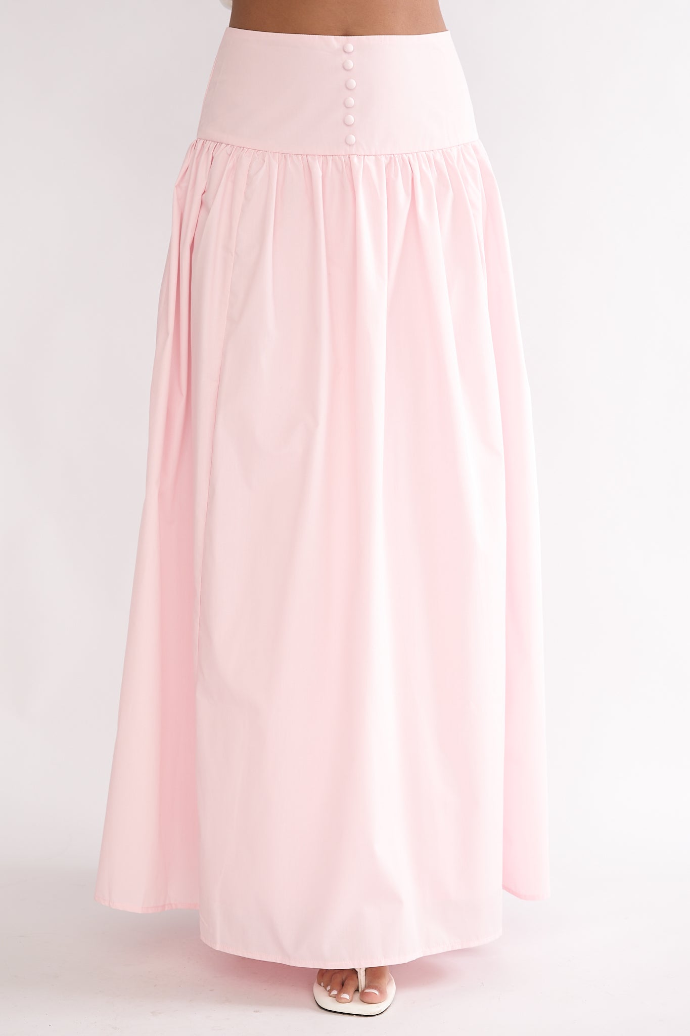 Starlina Wide Waistband Maxi Skirt Rosewater by Selfie Leslie