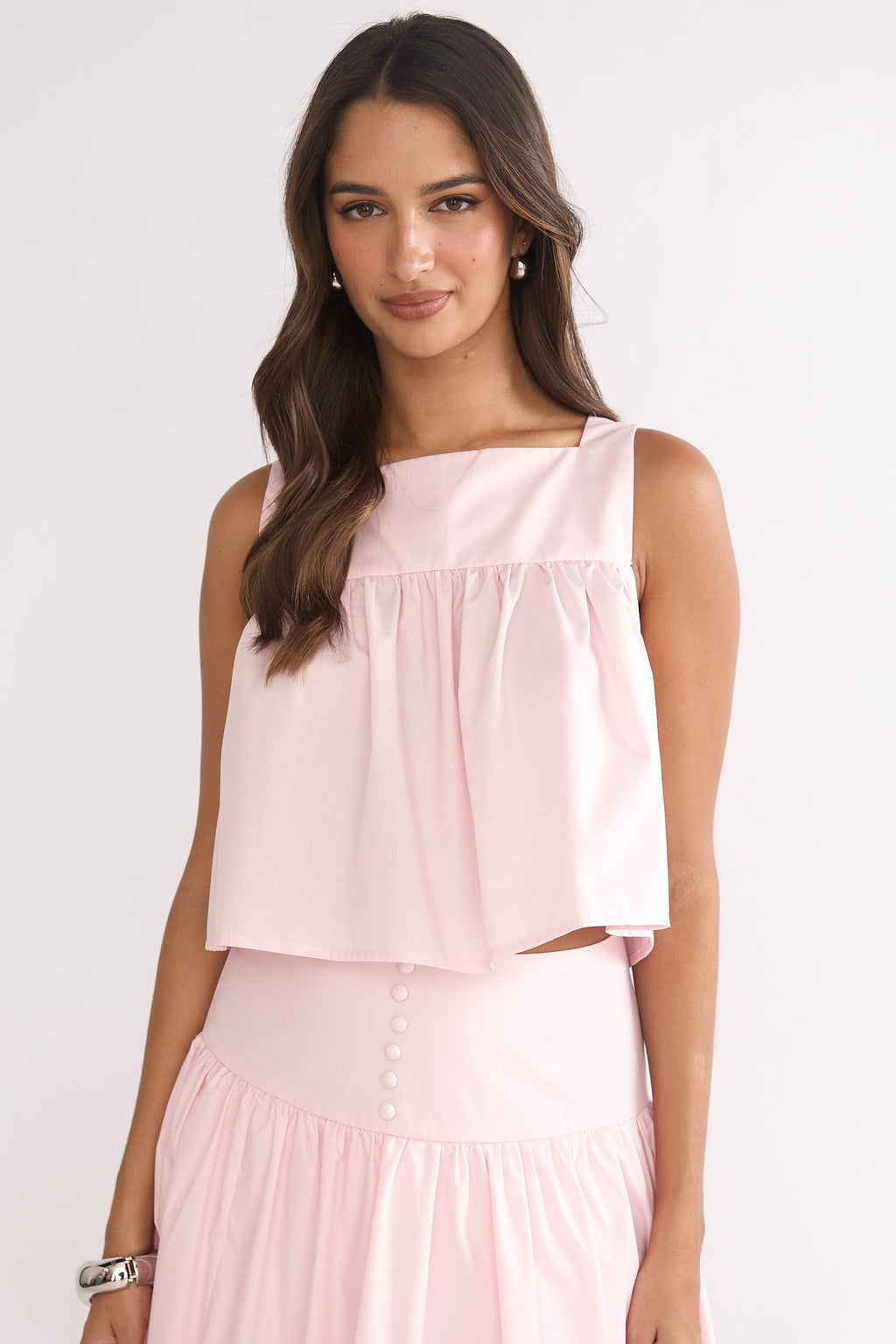 Starlina Babydoll Top Rosewater by Selfie Leslie
