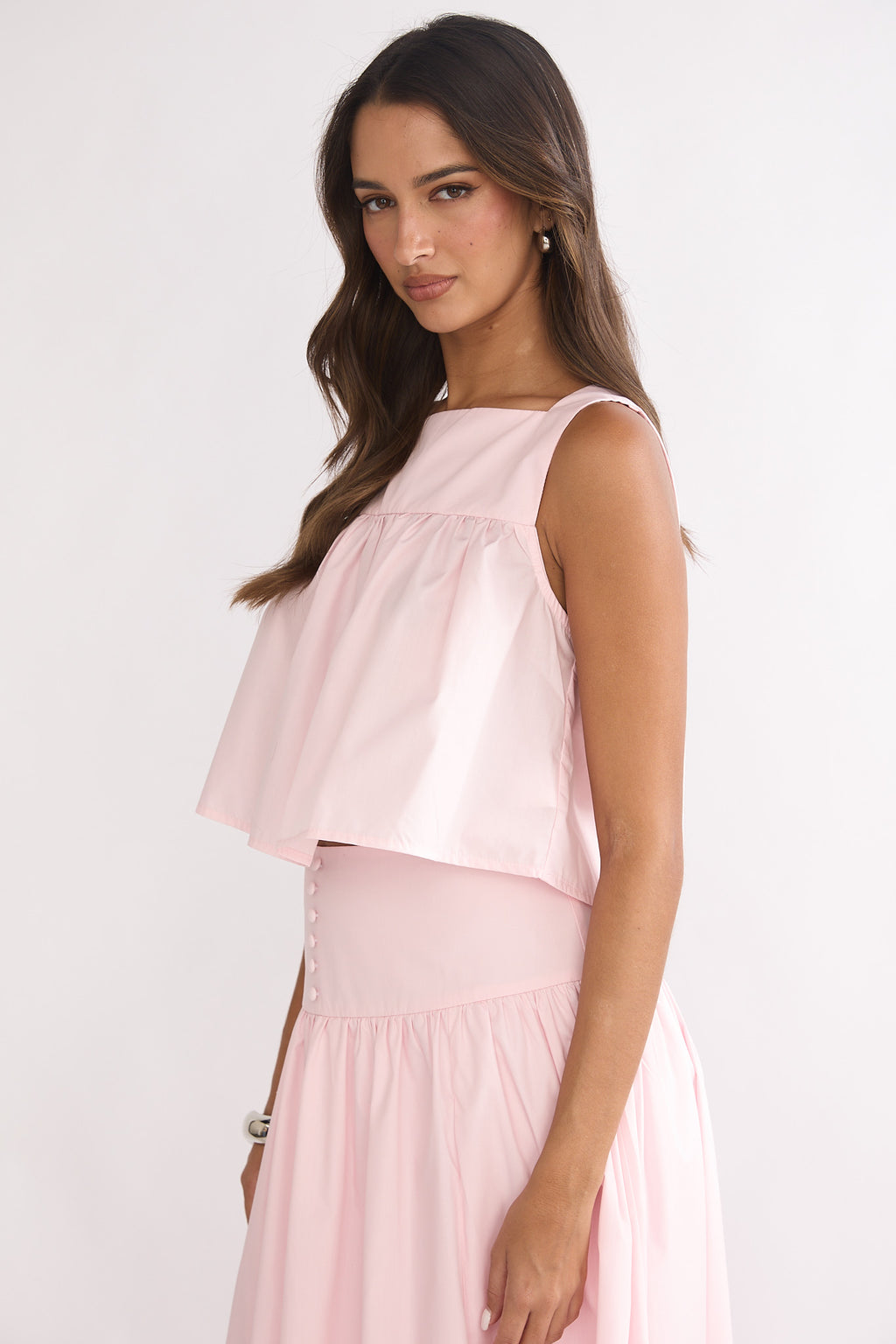 Starlina Babydoll Top Rosewater by Selfie Leslie