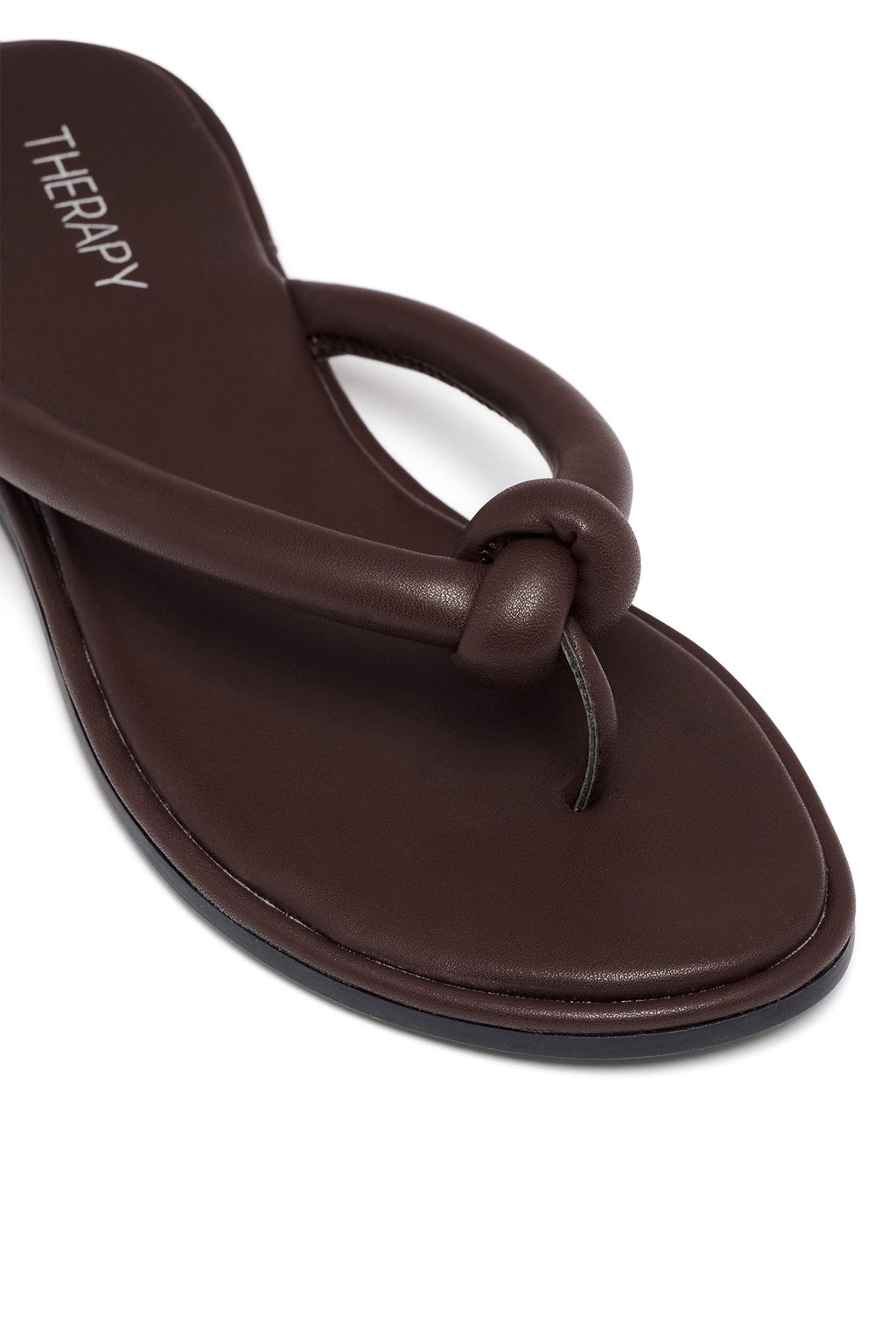THERAPY Tyana Flats Chocolate by Selfie Leslie
