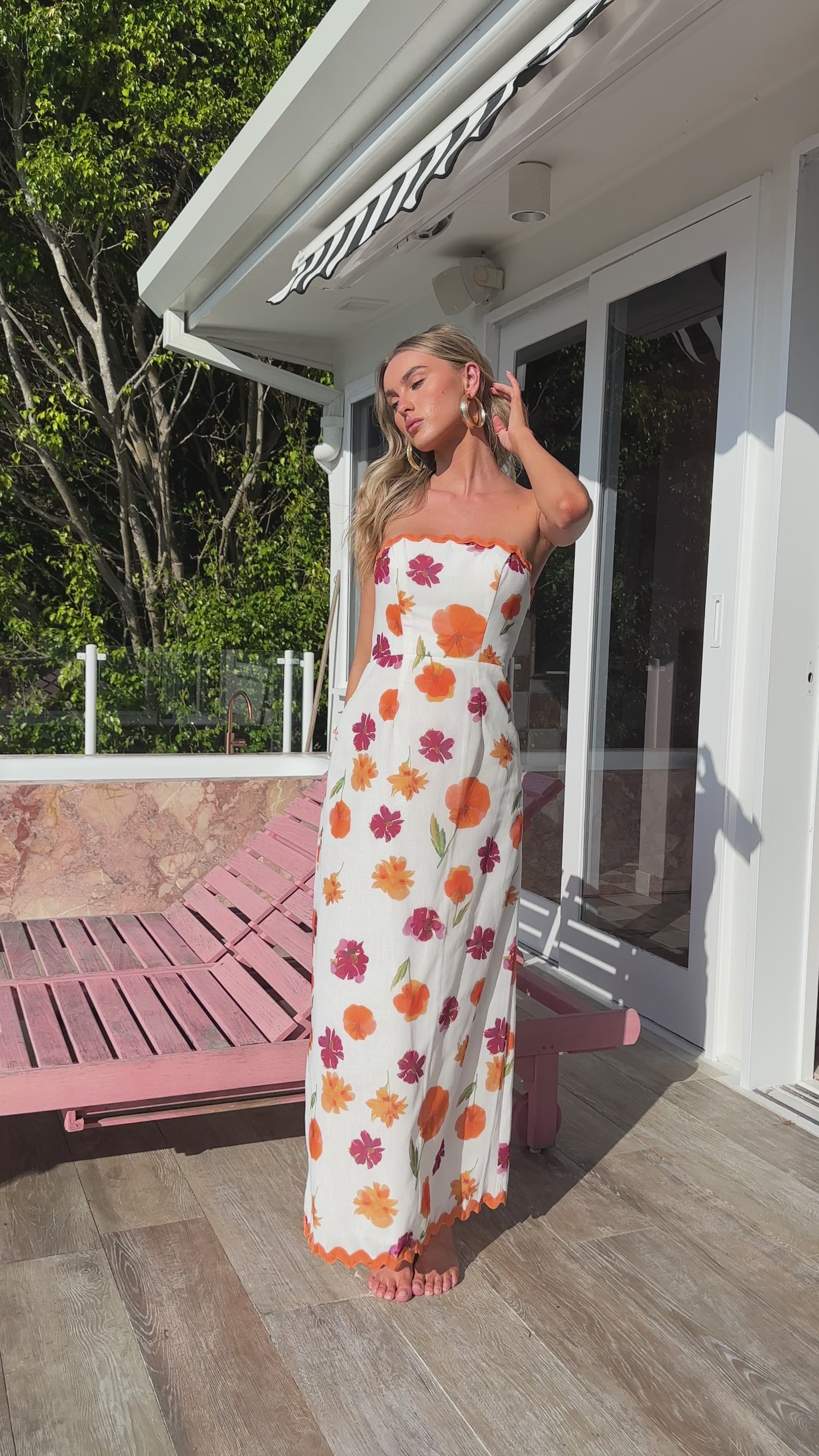 maxi dress for plus size Tara Maxi Dress in Pastel Blue