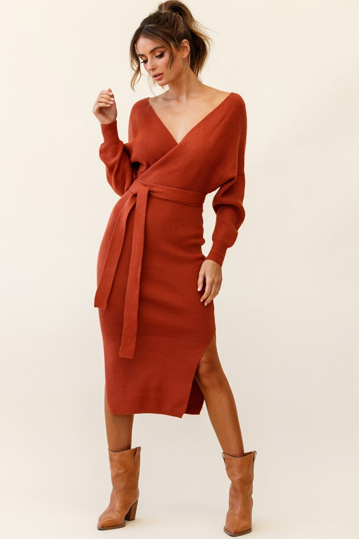 camel bodycon midi dress Naked Ruched Bodycon Midi Dress - Camel