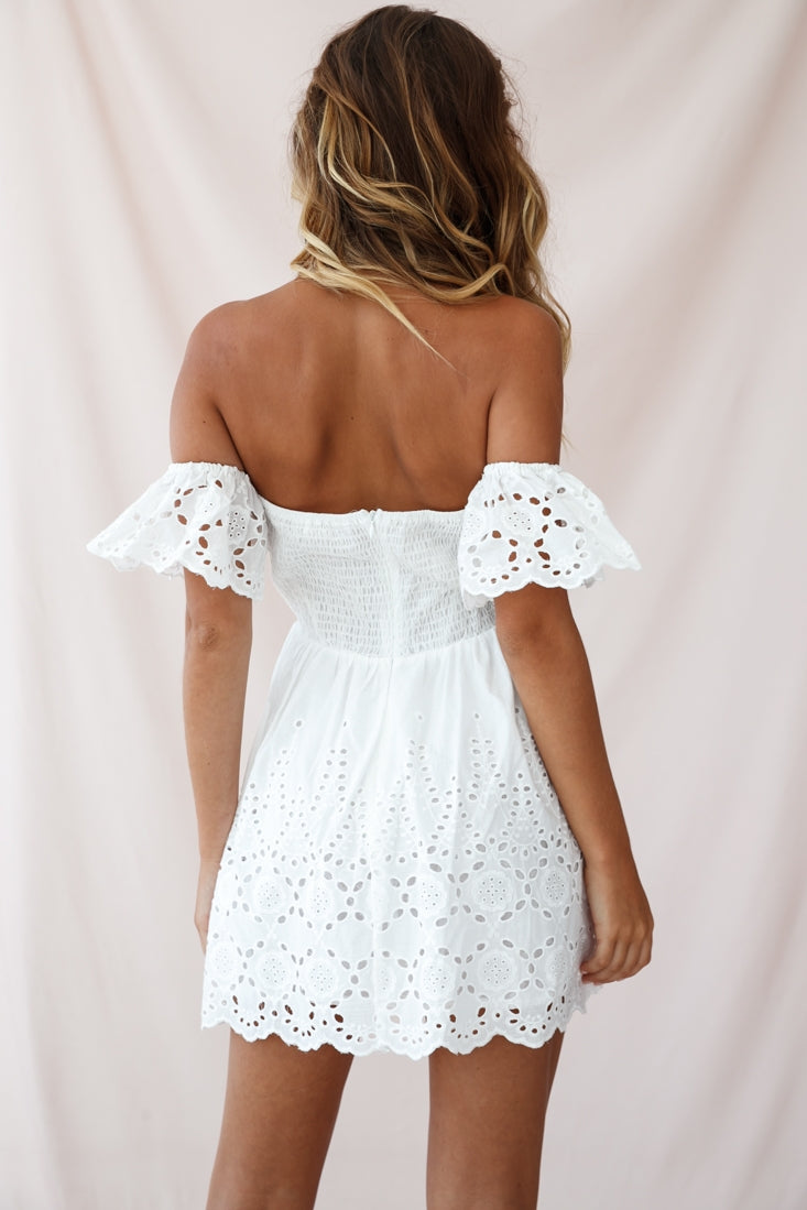 Sinse Disposable Vape Chiara White Bustier-Style Midi Dress S Sinse Disposable Vape Chiara White Bustier-Style Midi Dress S