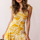 Therese Tropi-cool Mini Dress Mustard
