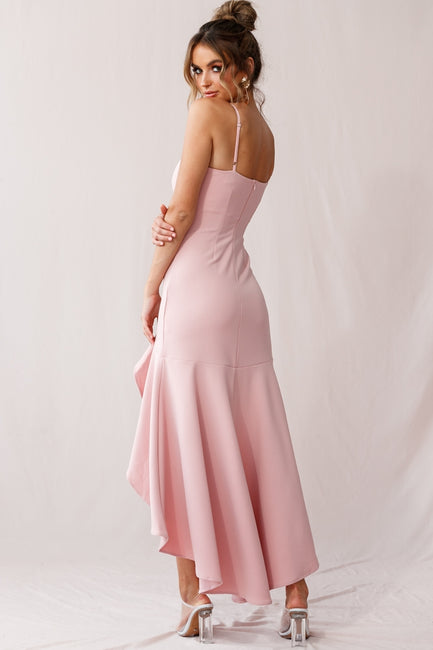 Emoji Asymmetrical Hemline Dress White