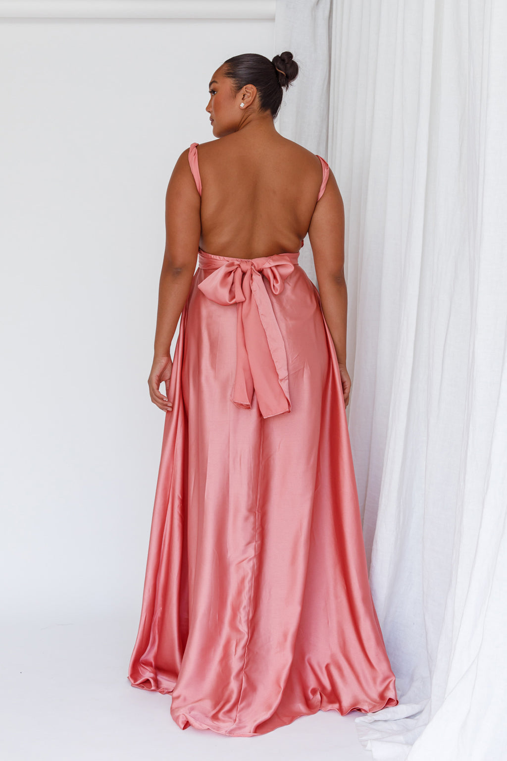 Ariana Multiway Maxi Dress Rose by Selfie Leslie