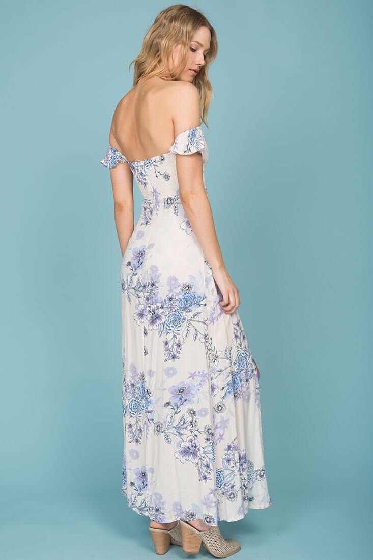 Laylah Maxi Romper Purple by Selfie Leslie