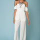 Kyndall Tube Top Jumpsuit White