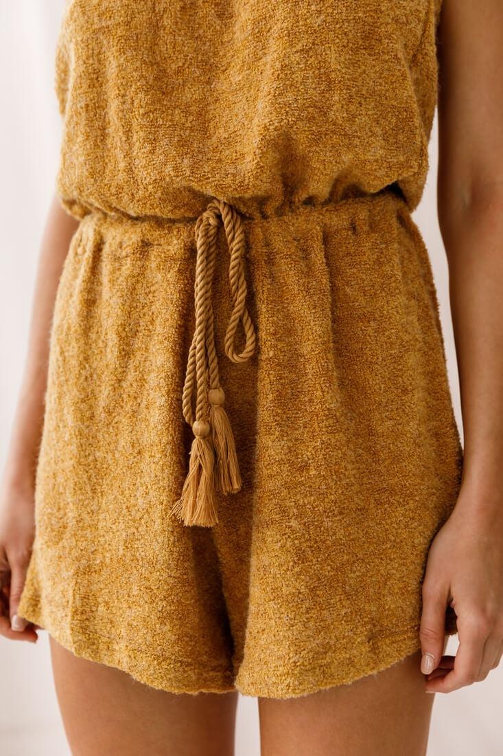 Margie Terry Cloth Romper Ginger by Selfie Leslie