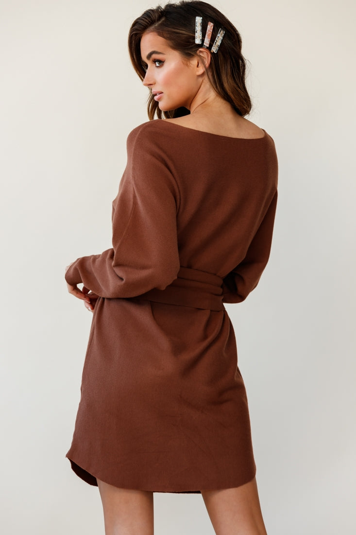 camel dress long sleeve Camel Turtleneck Long Sleeve Maxi Dress