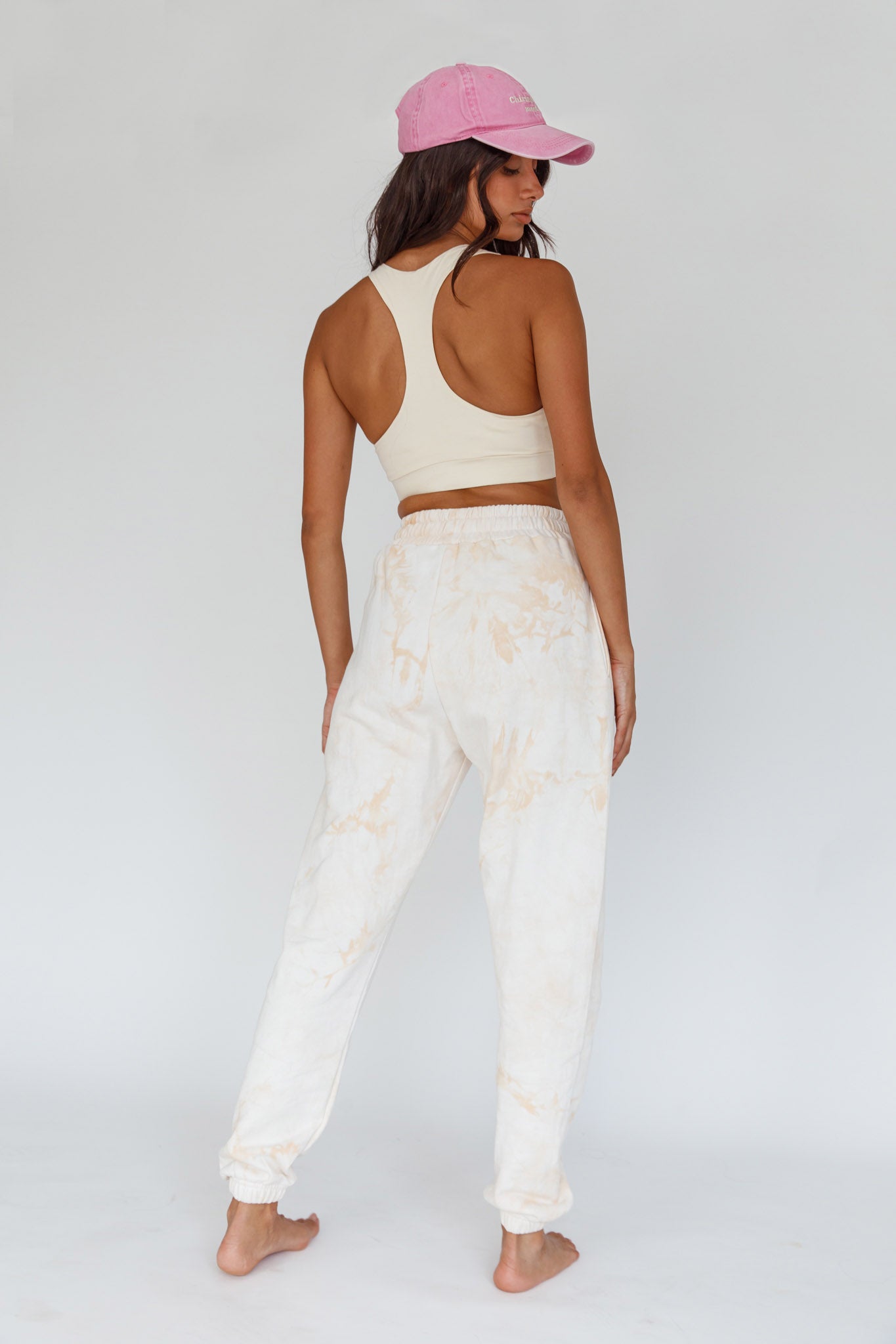 Serene Racerback Crop Top Sand by Selfie Leslie