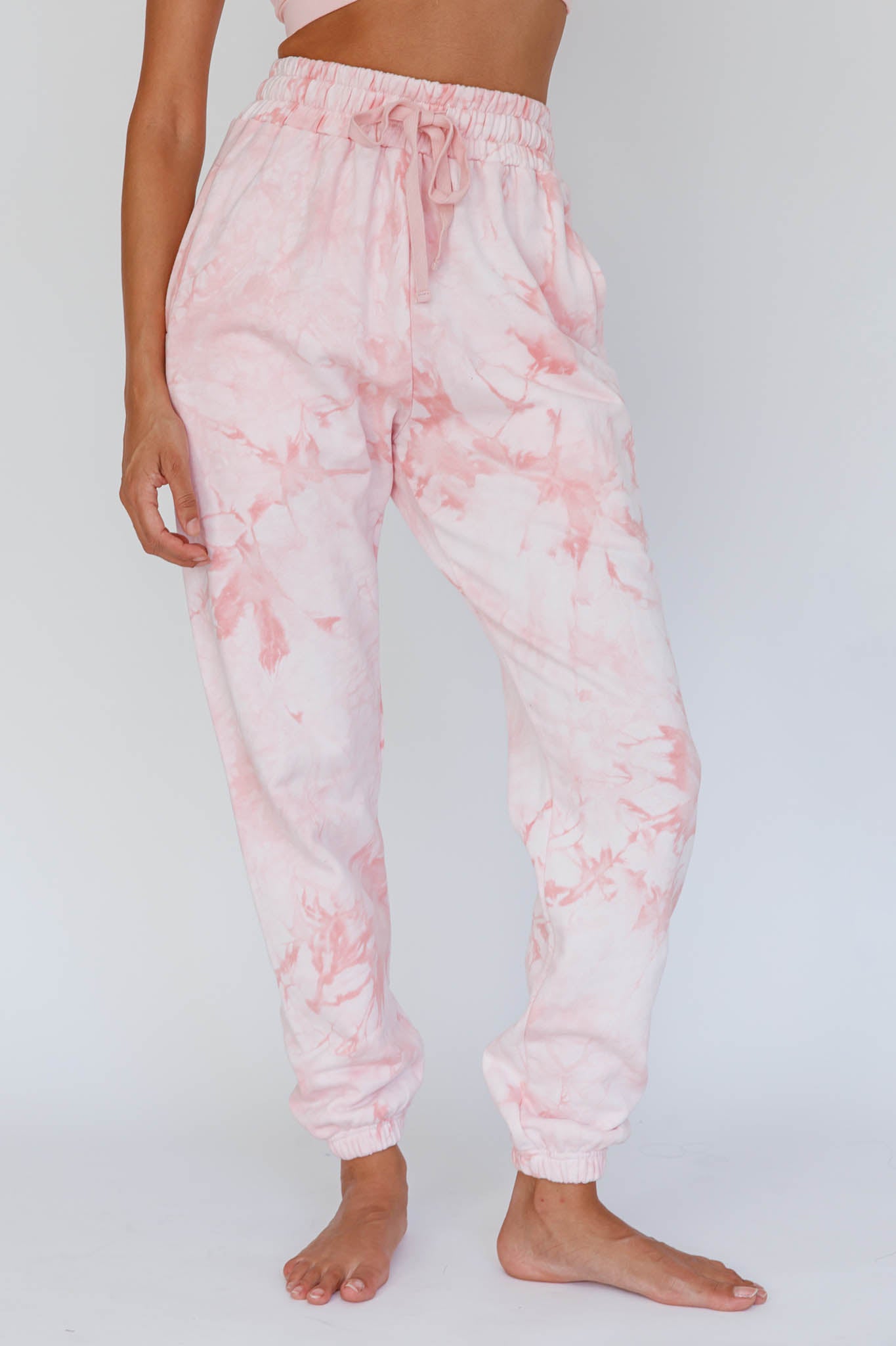 Take It Easy Jogger Track Pants Pink by Selfie Leslie