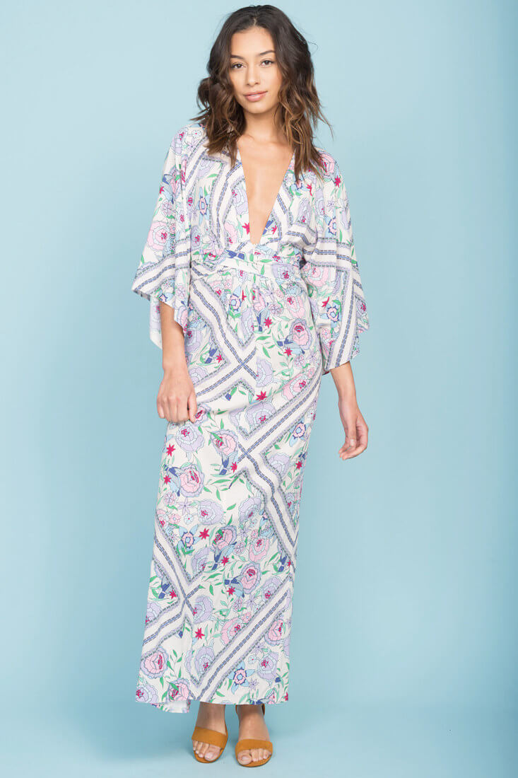 Kira Zip Up Maxi Dress Green by Selfie Leslie