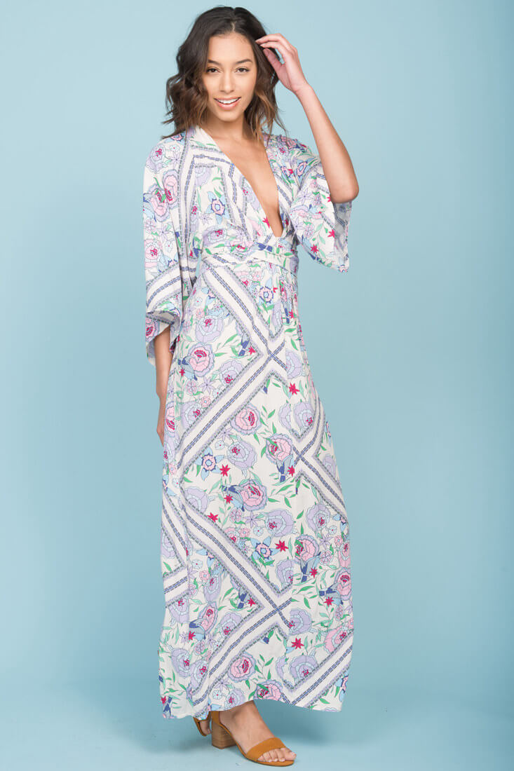 Kira Zip Up Maxi Dress Green by Selfie Leslie