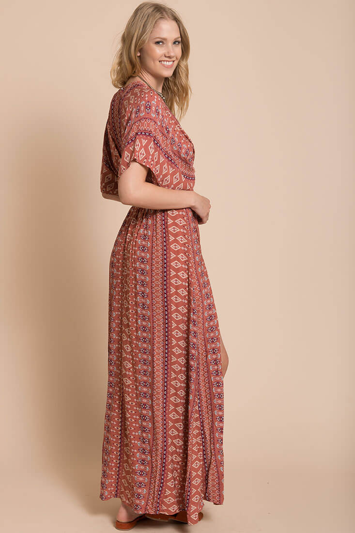 Libby Maxi Dress Rust by Selfie Leslie