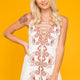 Jazlynn Embroidered Summer Night Out Dress White