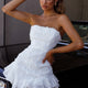 Cece Embellished Bandeau Dress White