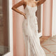 Palm Springs Lace Overlay Maxi Dress White