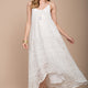Aroura Crochet Maxi Dress White