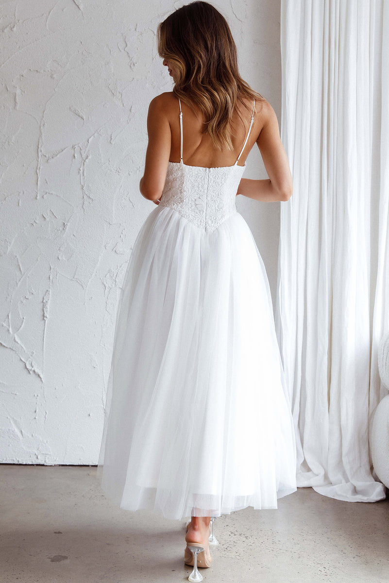 N-Marli Dress White
