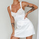 Ti Amo Lace Bust Mini Dress White