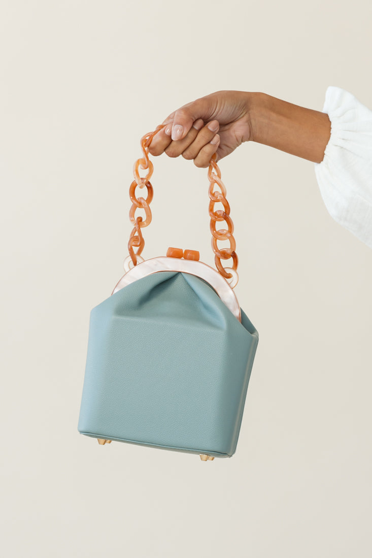 Kerrie Kiss-Lock Box Bag Pistachio by Selfie Leslie