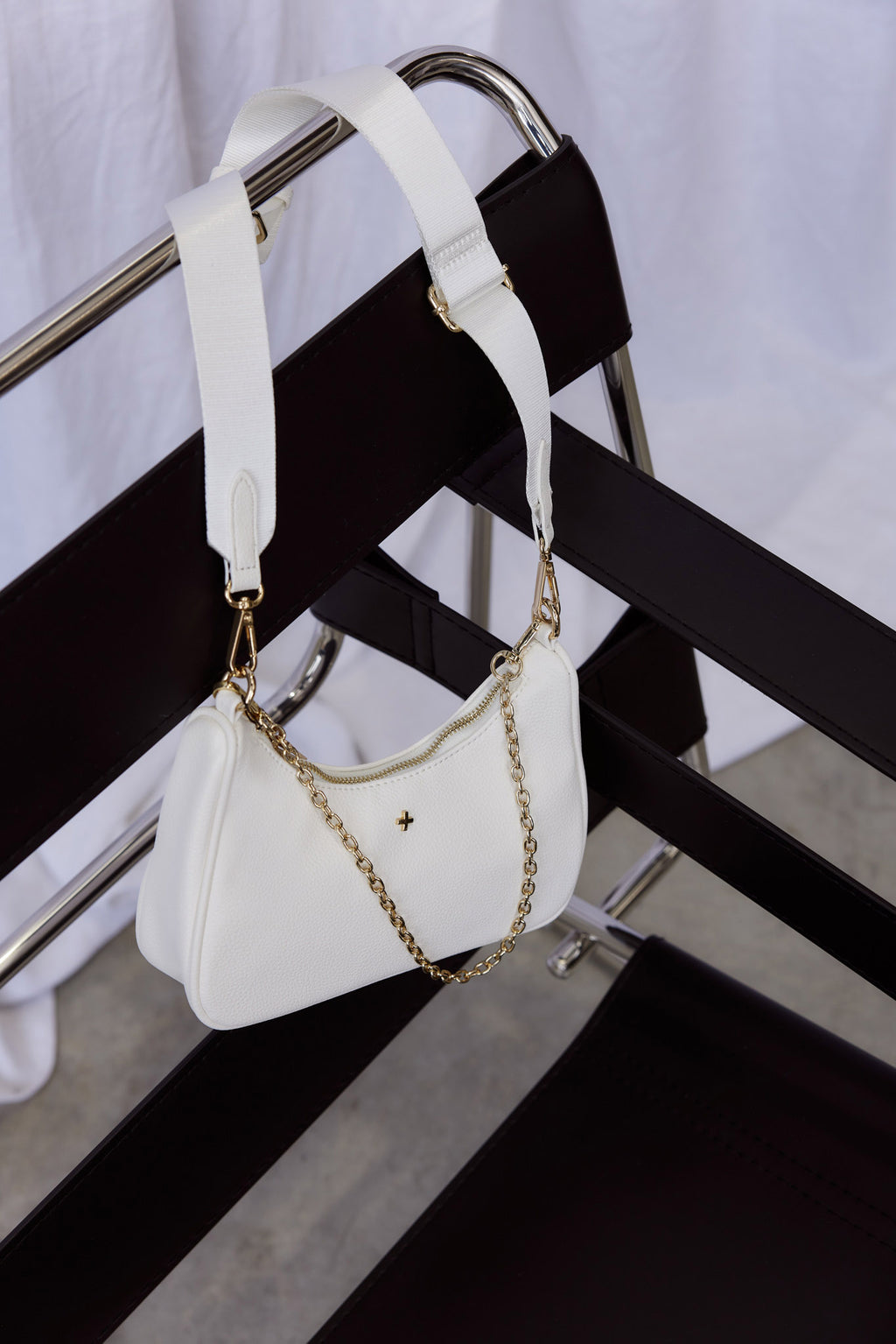 Paloma Shoulder Bag White by Selfie Leslie