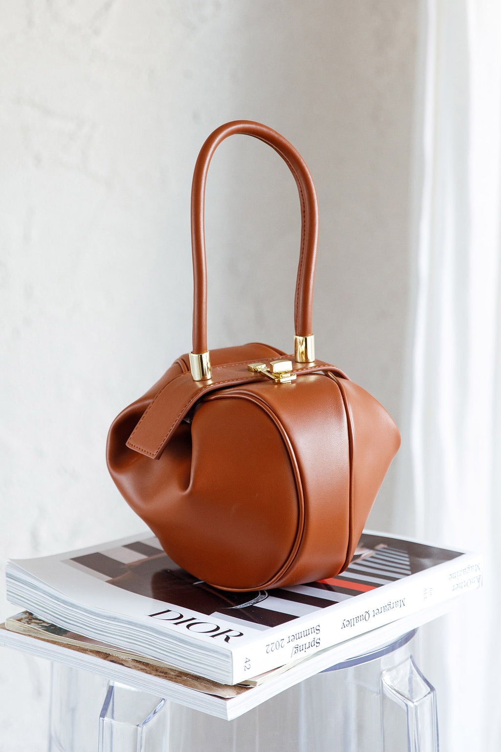 Billie Dumpling Hobo Bag Brown by Selfie Leslie