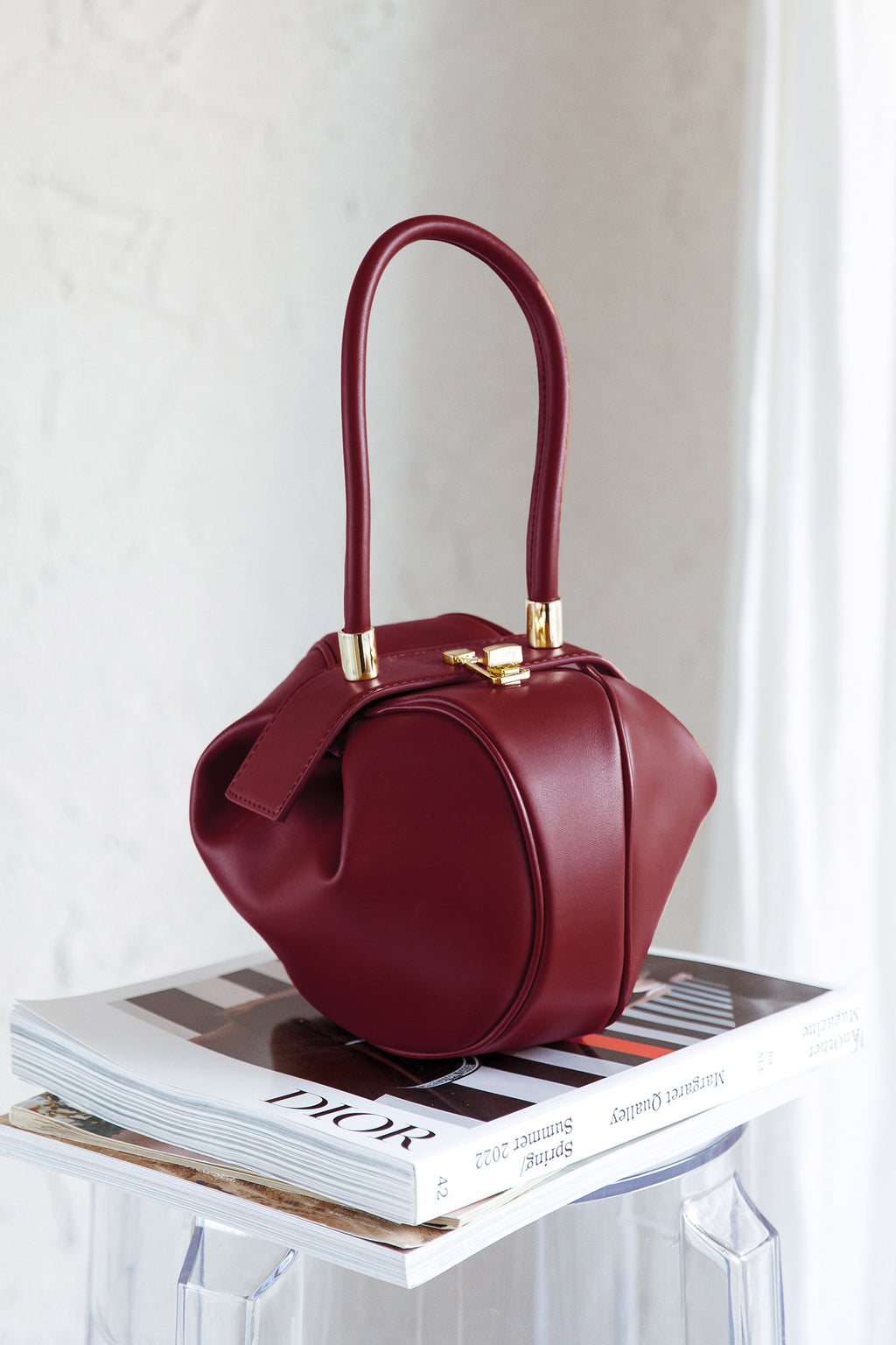 Billie Dumpling Hobo Bag Red by Selfie Leslie