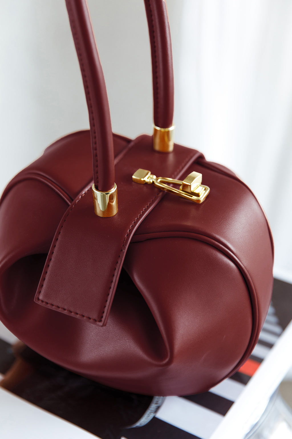 Billie Dumpling Hobo Bag Red by Selfie Leslie