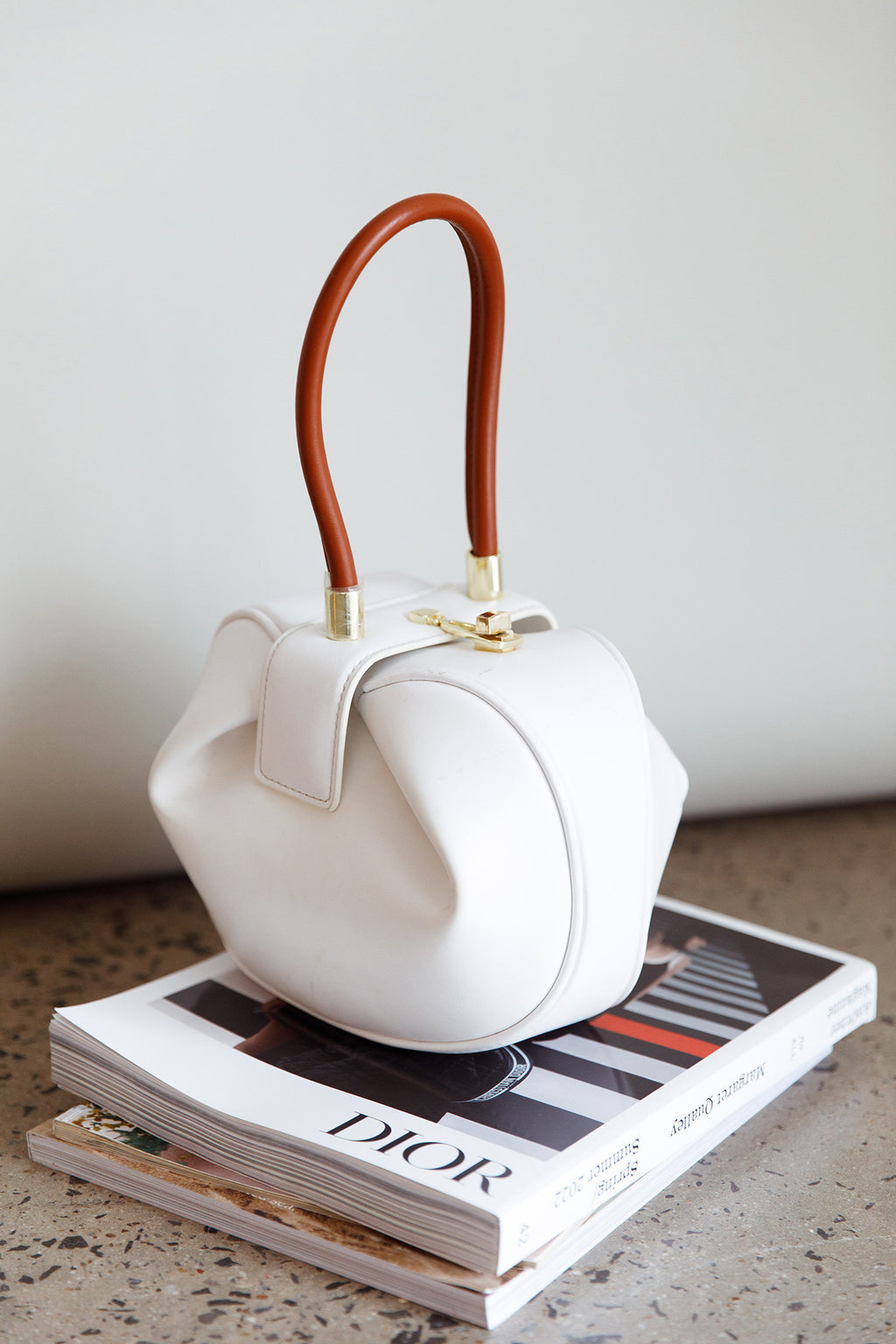 Billie Dumpling Hobo Bag White by Selfie Leslie